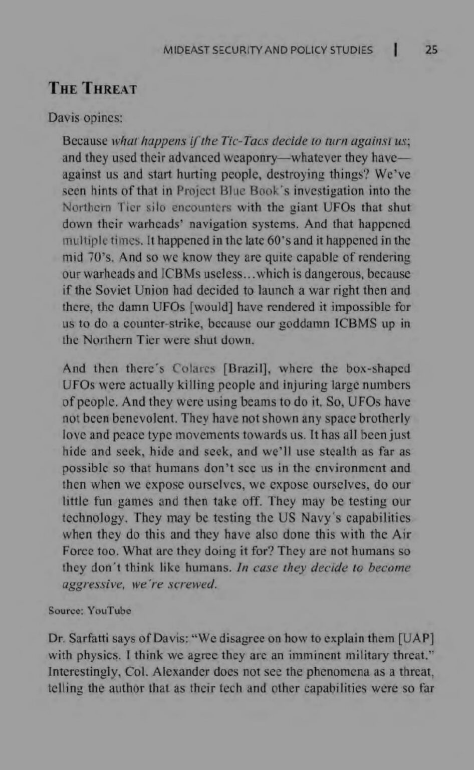 Pentagon UAP task force document