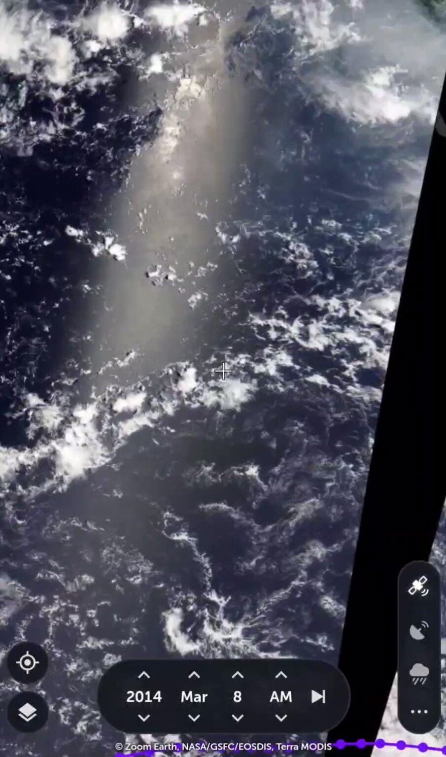 Video of 3 UAP looking objects, and an unmentionable human-made craft in the middle.