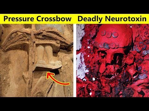 Terrifying Booby Traps Found In Ancient Tomb: sancient civilizations put more effort into trying to camouflage the tomb and keep them hidden from grave robbers, using things like fake rooms and corridors and hidden doors and labyrinths