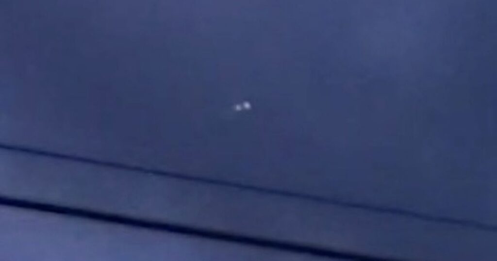 Surprised locals in Paradise, California, spot weird bouncing 'UFO' darting around the sky at night