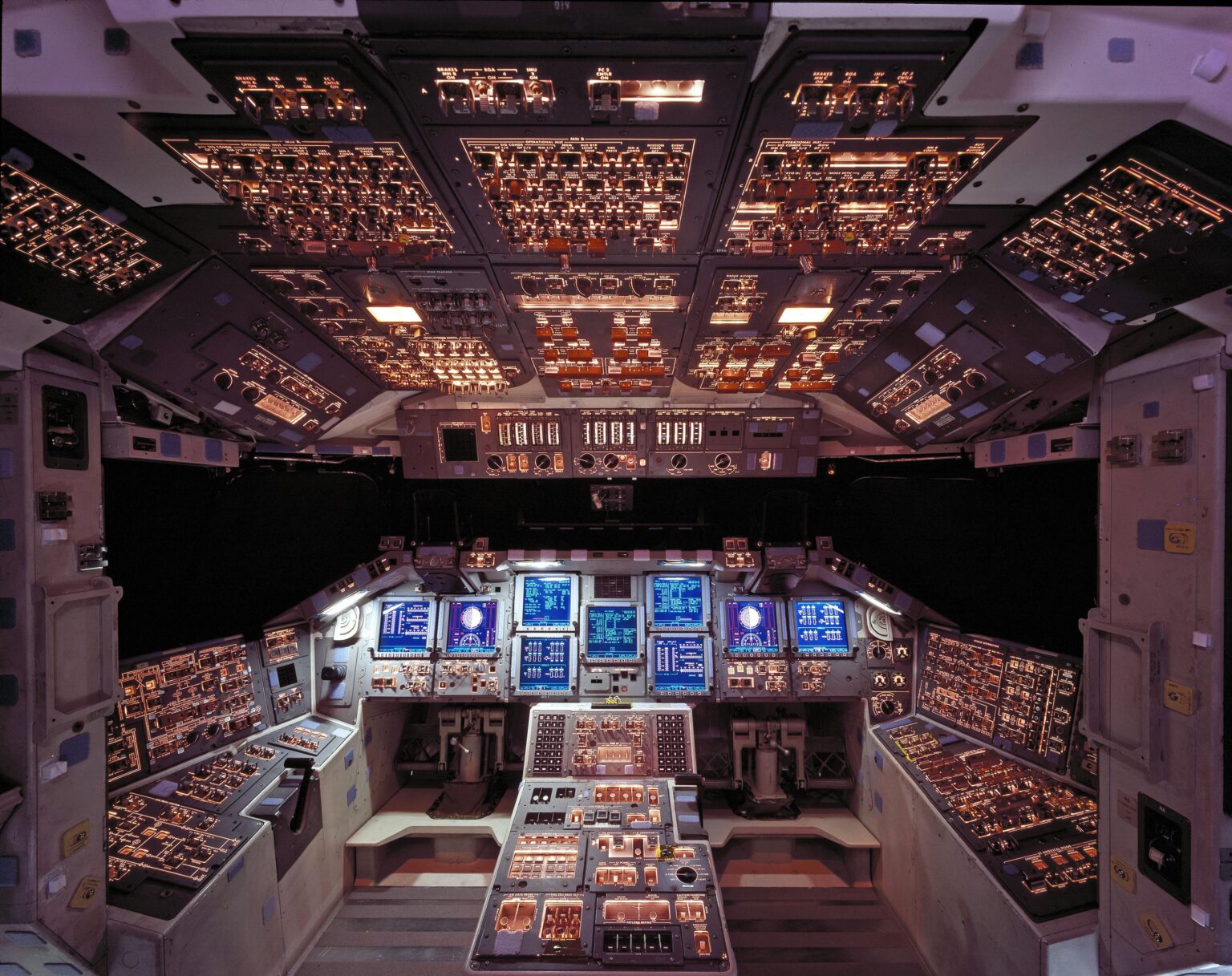 Space Shuttle Columbia Cockpit. Credit: NASA