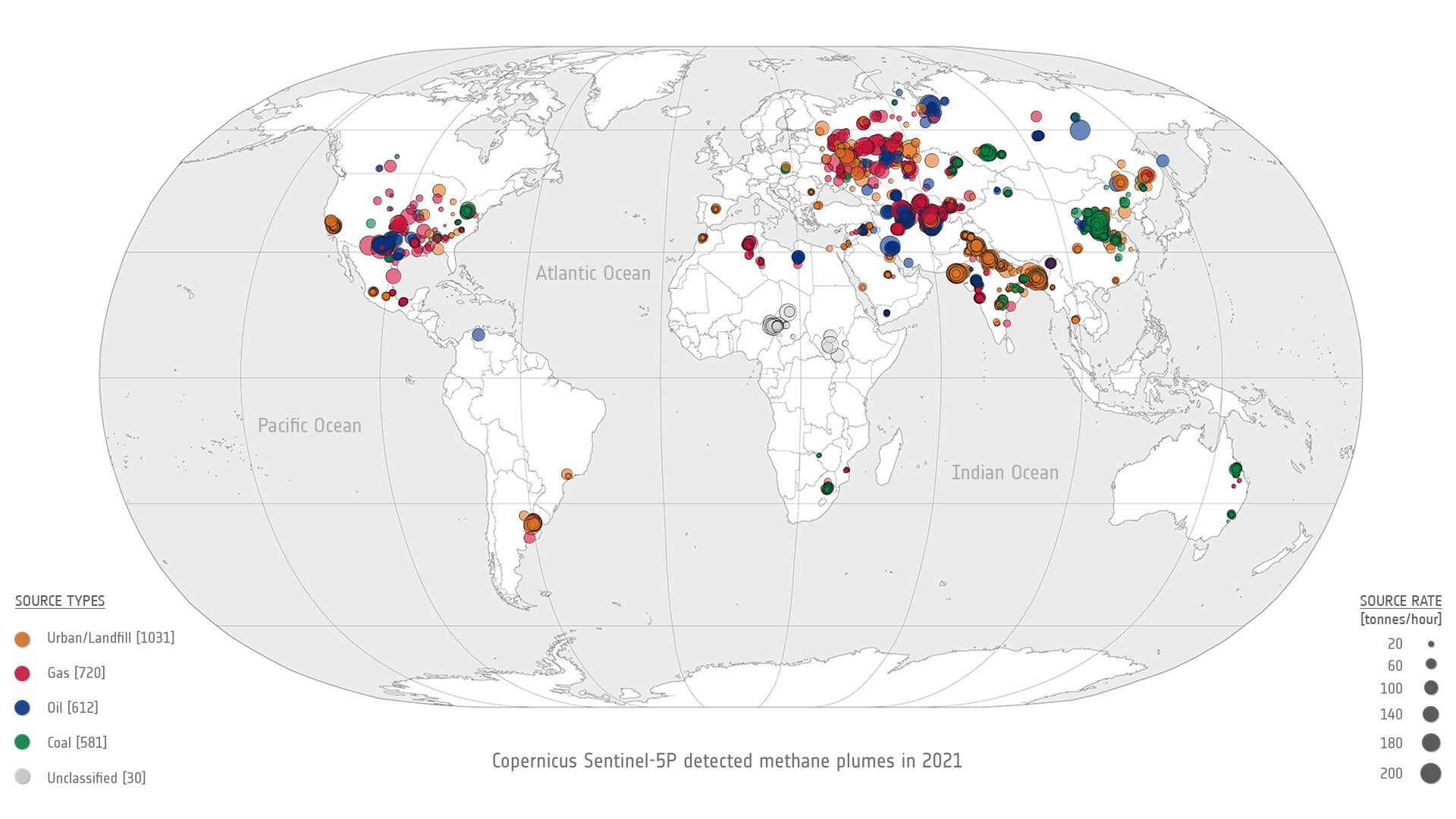 Trio of Sentinel satellites map methane super-emitters - UFO FEED