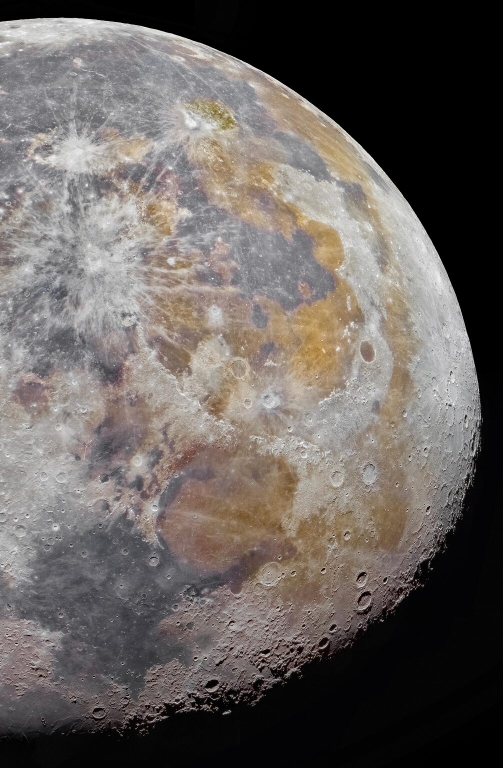 145 Megapixel moon image. This is my largest moon mosaic i ever done it consists of 60 panorama images and also this is the my finest moon detail i ever achieved.