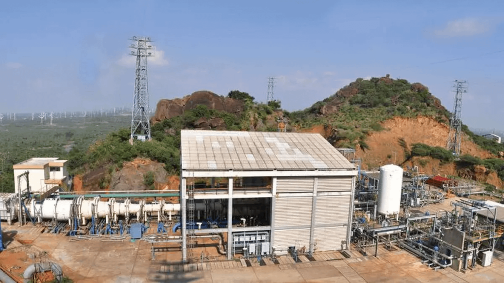 The High Altitude Test facility of the Liquid Propulsion Systems Centre at Mahendragiri, India, designed for testing upper-stage rocket engines under vacuum conditions