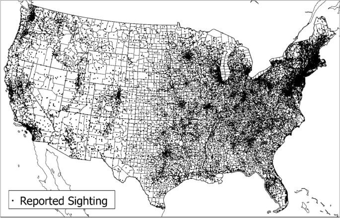 Dr. Sean Kirkpatrick publishes "An environmental analysis of public UAP sightings and sky view potential" research study in the scientific journal Nature