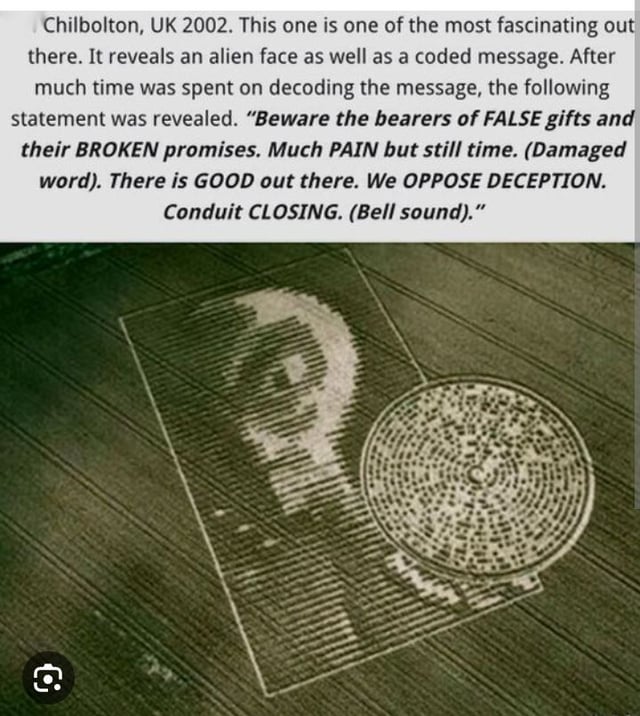 Alien face crop circle 2002 revisited