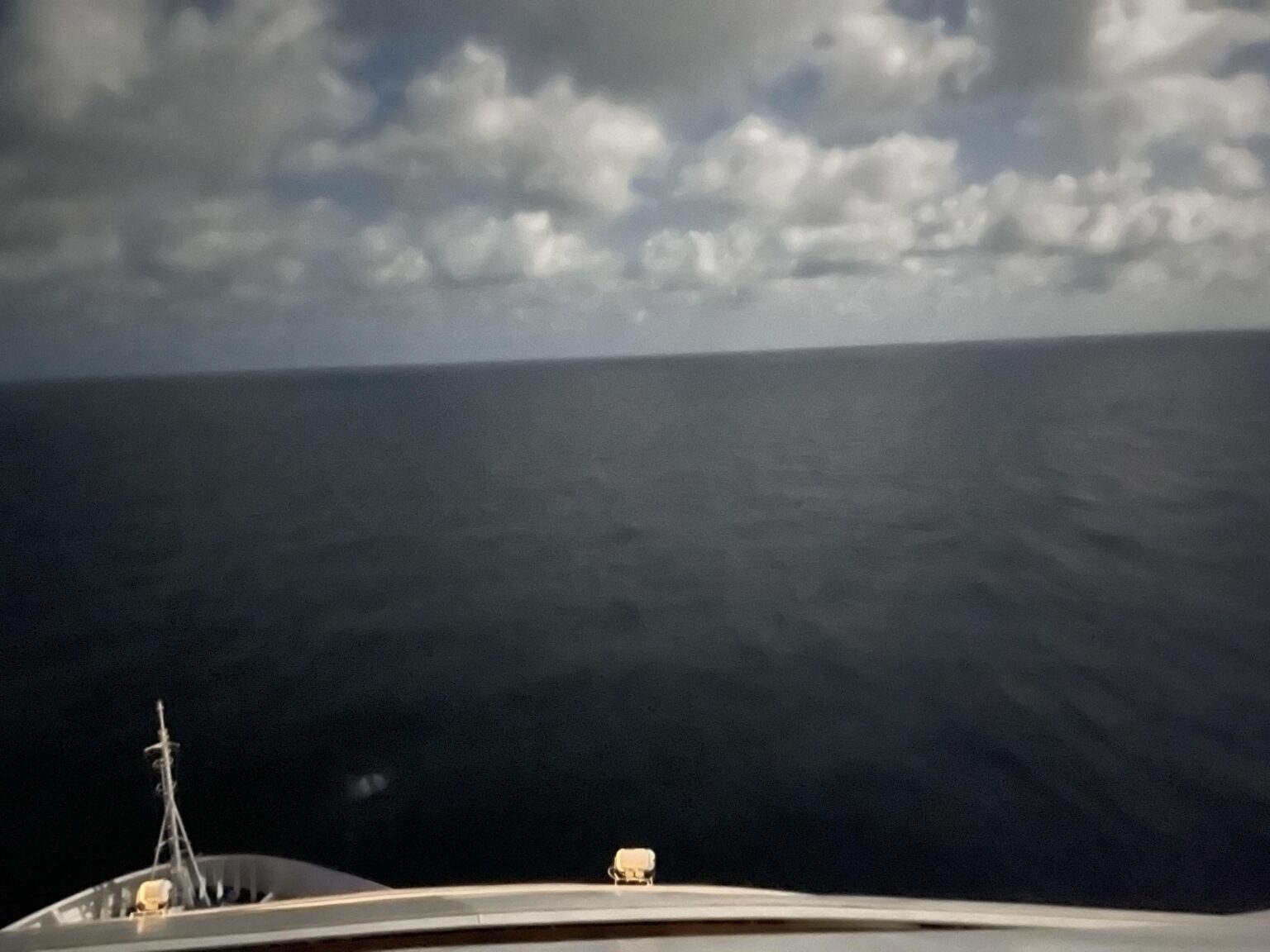 Strange object seen while cruising the Caribbean Sea. Strange object seen while cruising the Caribbean Sea.