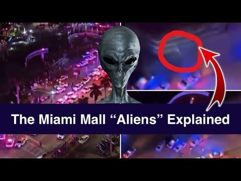 Miami Mall Aliens DEBUNKED!