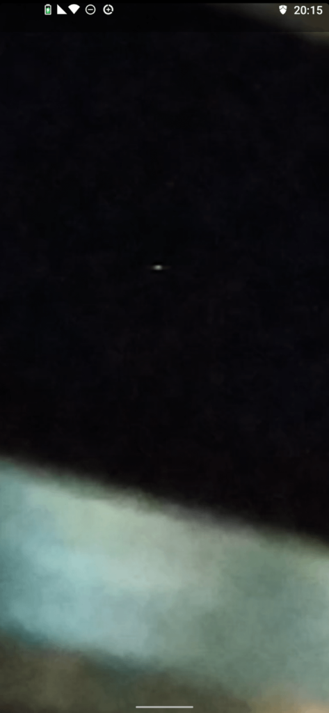 Yesterday I photographed the ufo