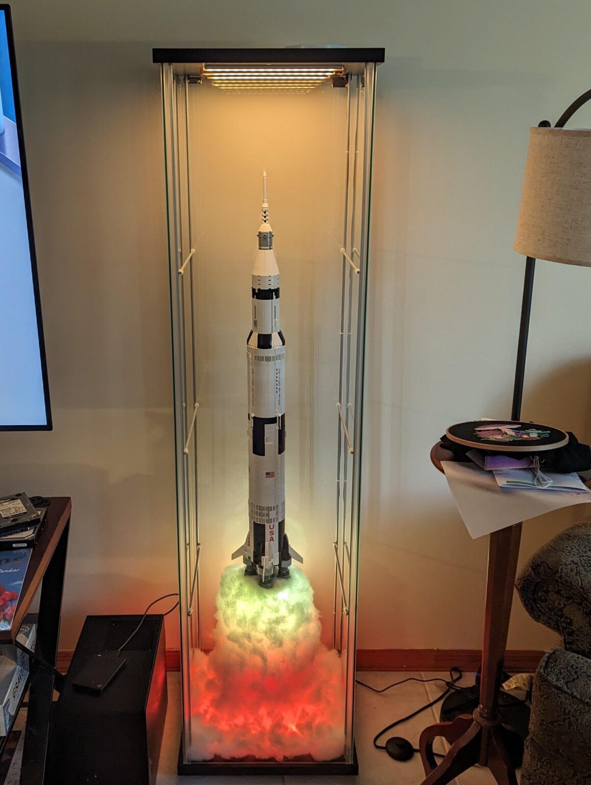 LEGO Saturn V Display