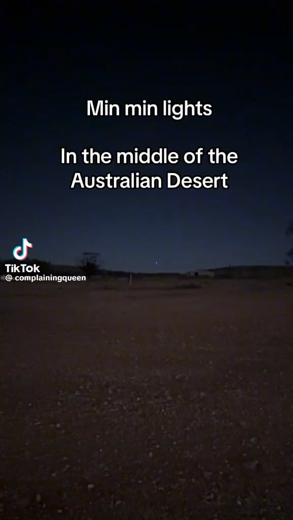 “Min Min Lights” two orbs of light seen moving around in the Aussie Desert