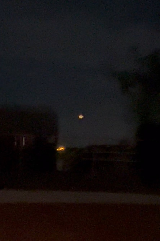 Can someone please tell me what we saw last night?