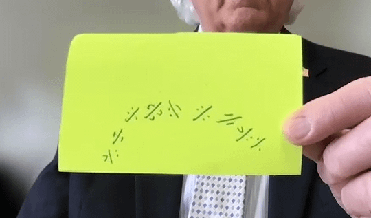 These are the symbols which Danny Sheehan saw on the UAP craft in the classified Blue Book archives