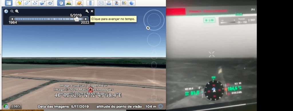 Apparently the UFO is in the sky