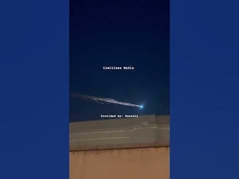 Space Junk Re-entering Earth's Atmosphere