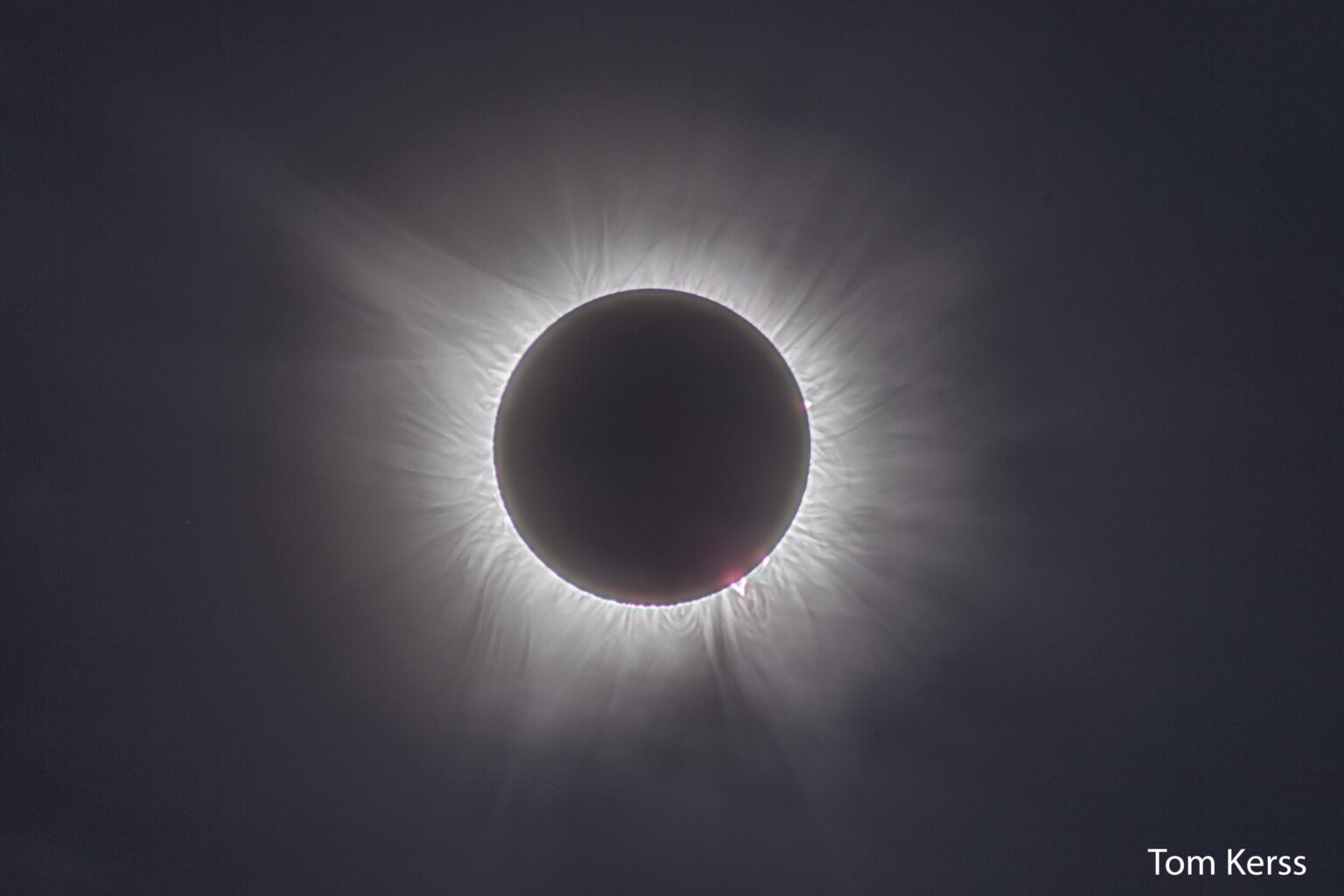 I captured the (highly active) Sun’s corona during today’s Total Solar Eclipse!