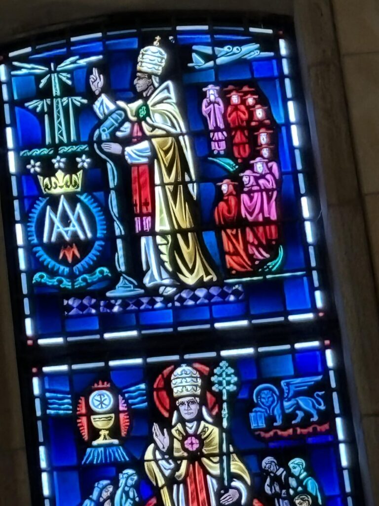 Weird stained windows