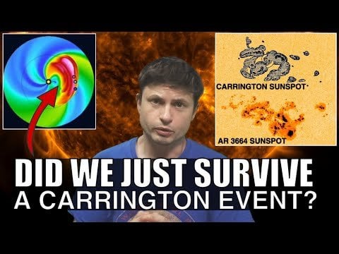 Anton Petrov talking about the geomagnetic storm we just got hit with vs the Carrington Event. Some things are similar but it's not enough to say it was the same.