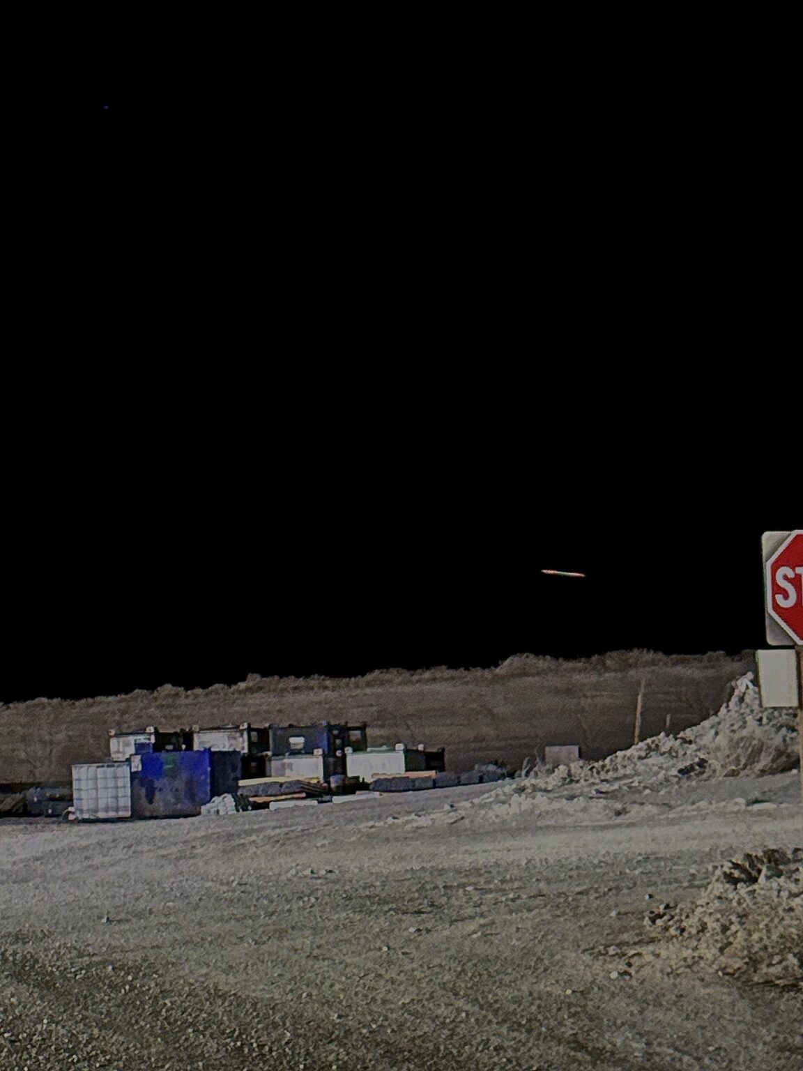 This was about 200 feet in front of me and about 30 feet up, it moved eerily slow and the vanished