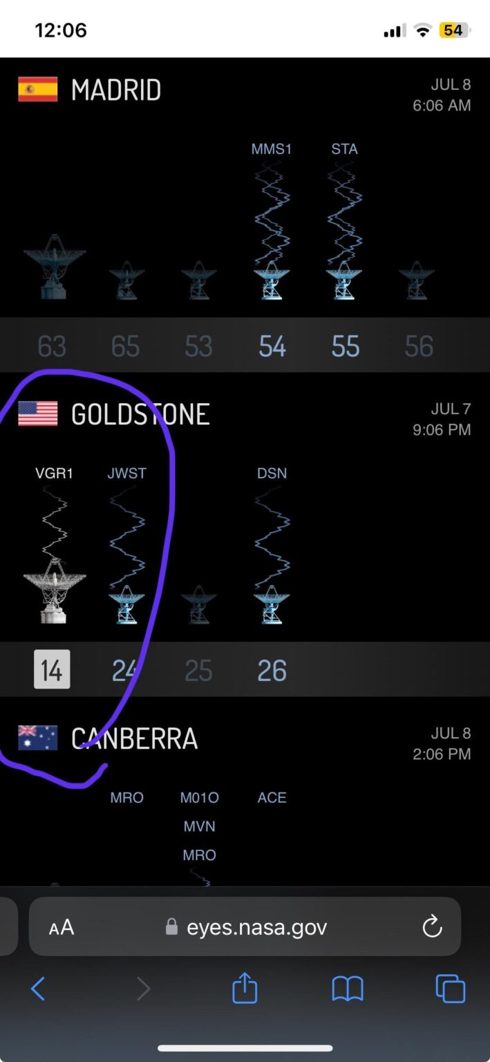 At 24.4bn km from the Earth, Voyager 1 is still working, and sending data right now