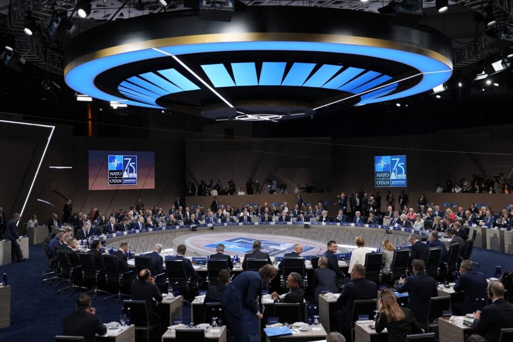 Nato council hall ceiling