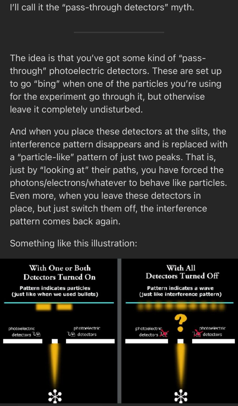 to debunk a common myth: the double slit experiment does NOT prove that consciousness alone affects quantum states to debunk a common myth: the double slit experiment does NOT prove that consciousness alone affects quantum states