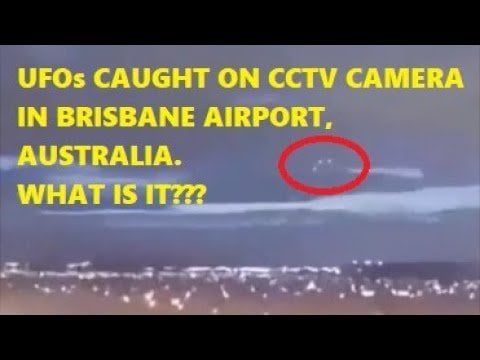 UFOs caught on camera in Brisbane Airport, Australia. What is it?