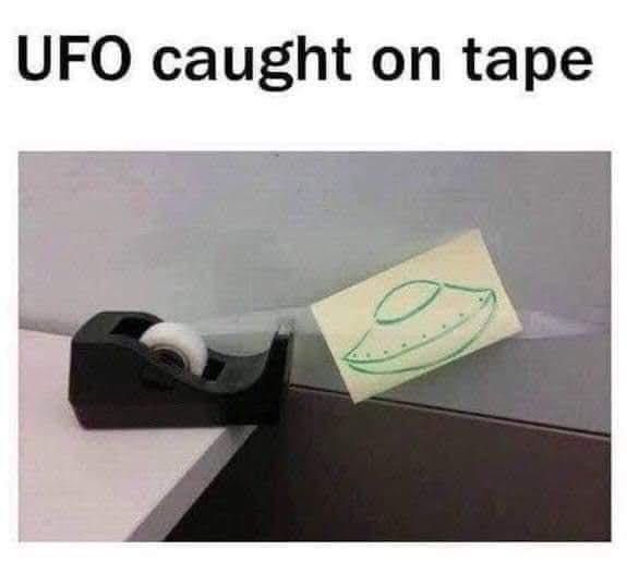 UFO caught on tape