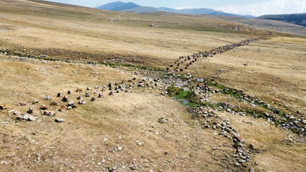 The Hartashen Megalithic Avenue, a mostly unknown site in a remote corner of Armenia and thought to be constructed 6,000 to 8,000 years ago.