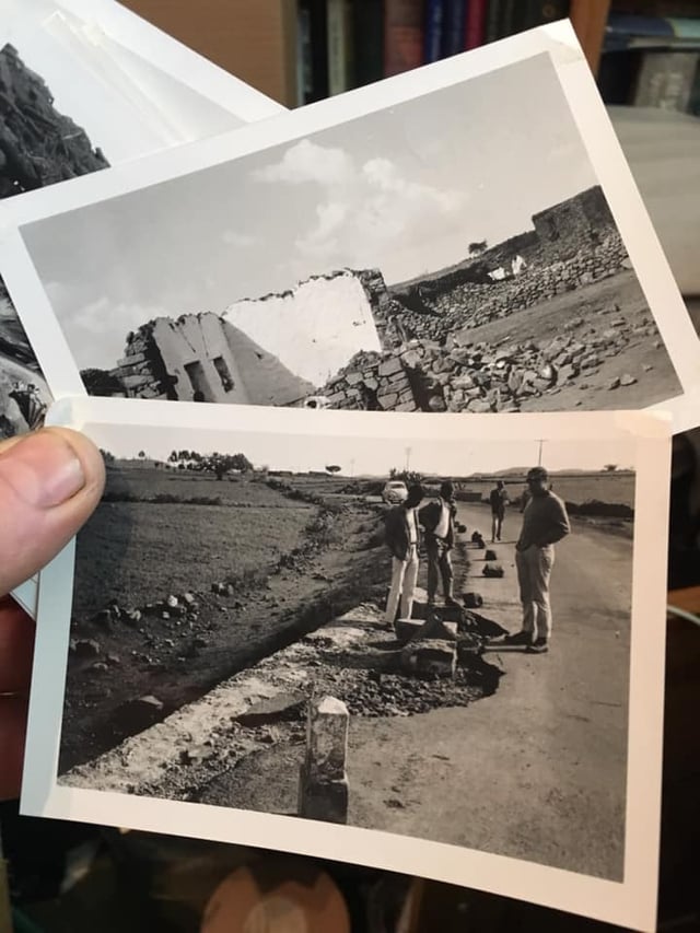 The shocking destruction of an Ethiopian village in 1970 after a red fire ball UFO tore through 50 buildings and road, which injured 8 and killed 1 child. The object traveled 150 meters, paused, and then reversed its course. (Original 4k Photos with the letter sent to Dr J Allen Hynek.)