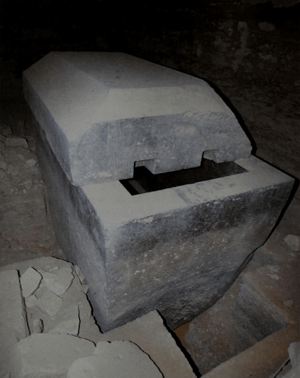 A fully excavated box in the Serapeum of Saqqara - What were they for?