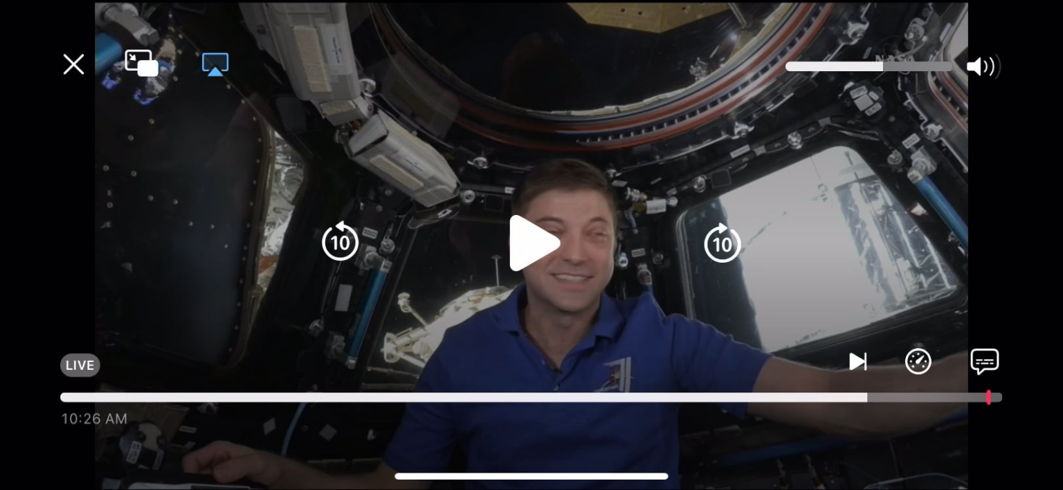 09/05/2024 In-flight interview with Flight Engineer Matt Dominick… what is this?