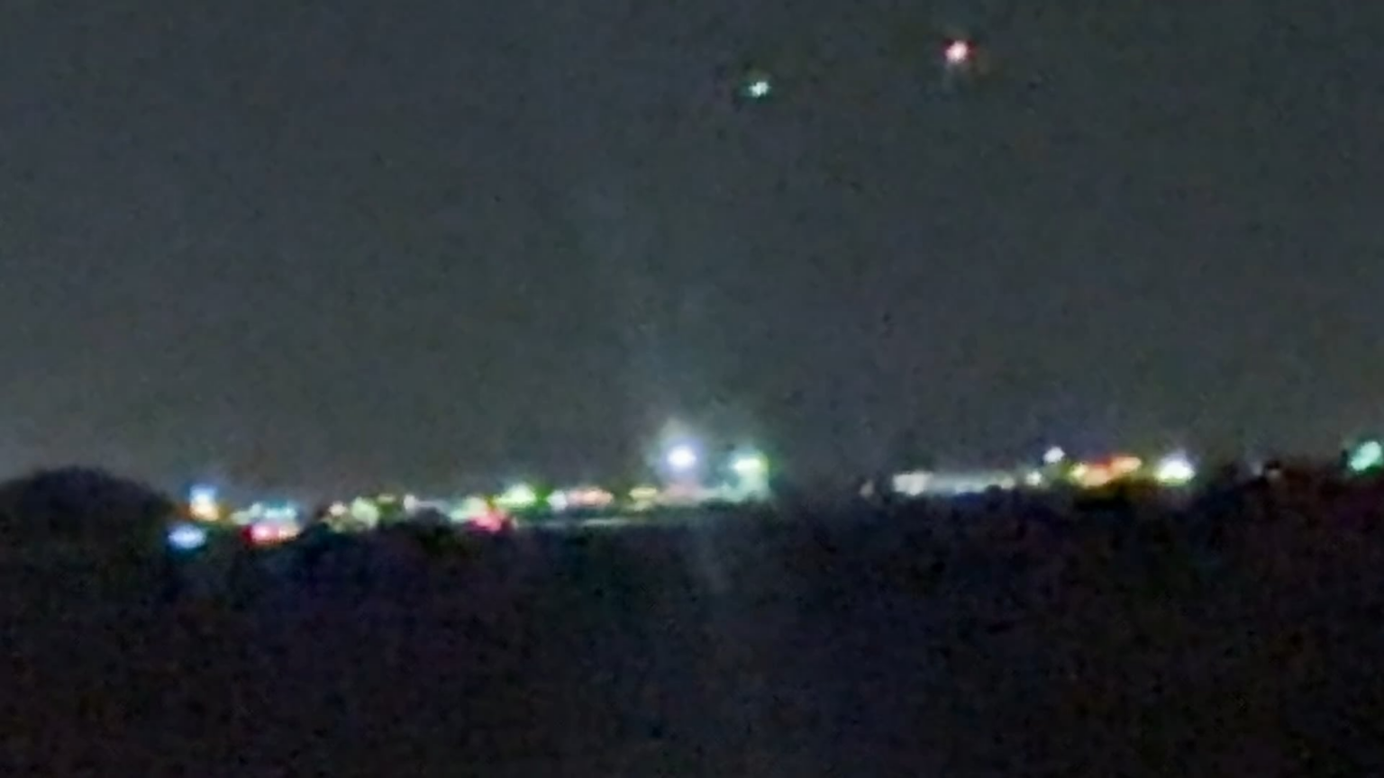 Triangle Orbs over the Gila River Reservation Phoenix AZ