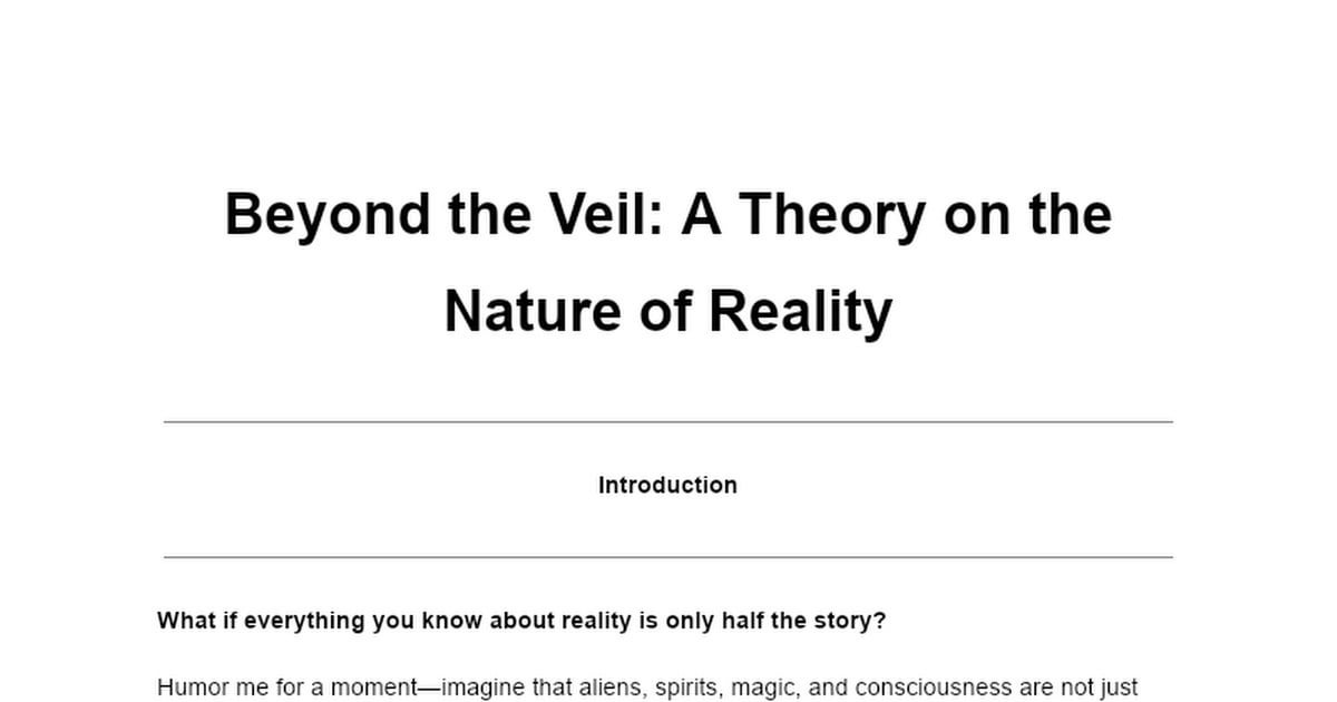 Are We Missing The Bigger Picture Exploring The Strange And Unseen