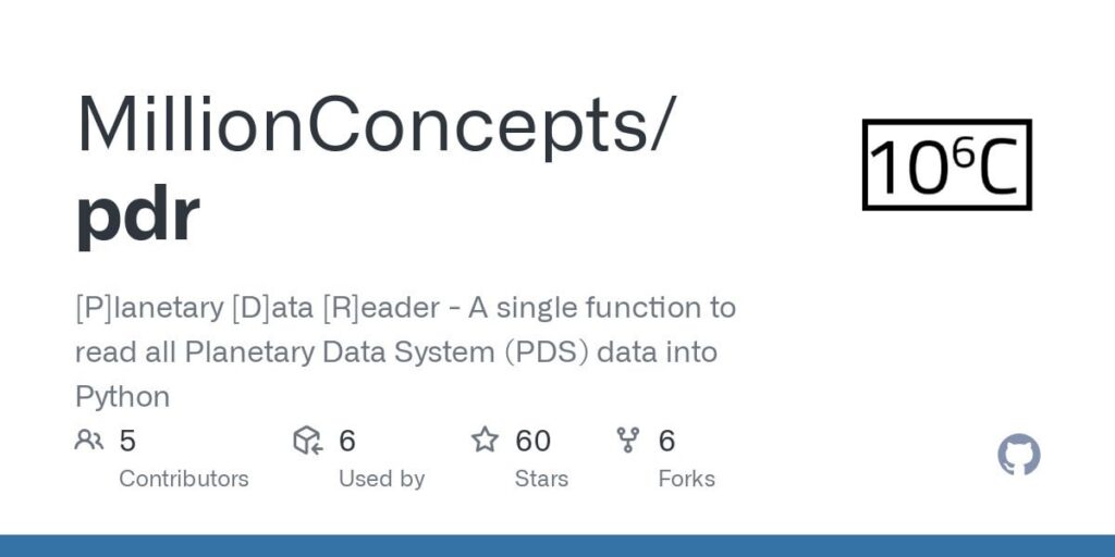 Planetary Data Reader--Read any NASA planetary data!