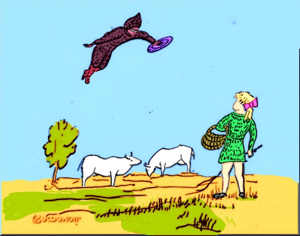 Weird Flying Humanoid Encounter in Belarus, 1937.