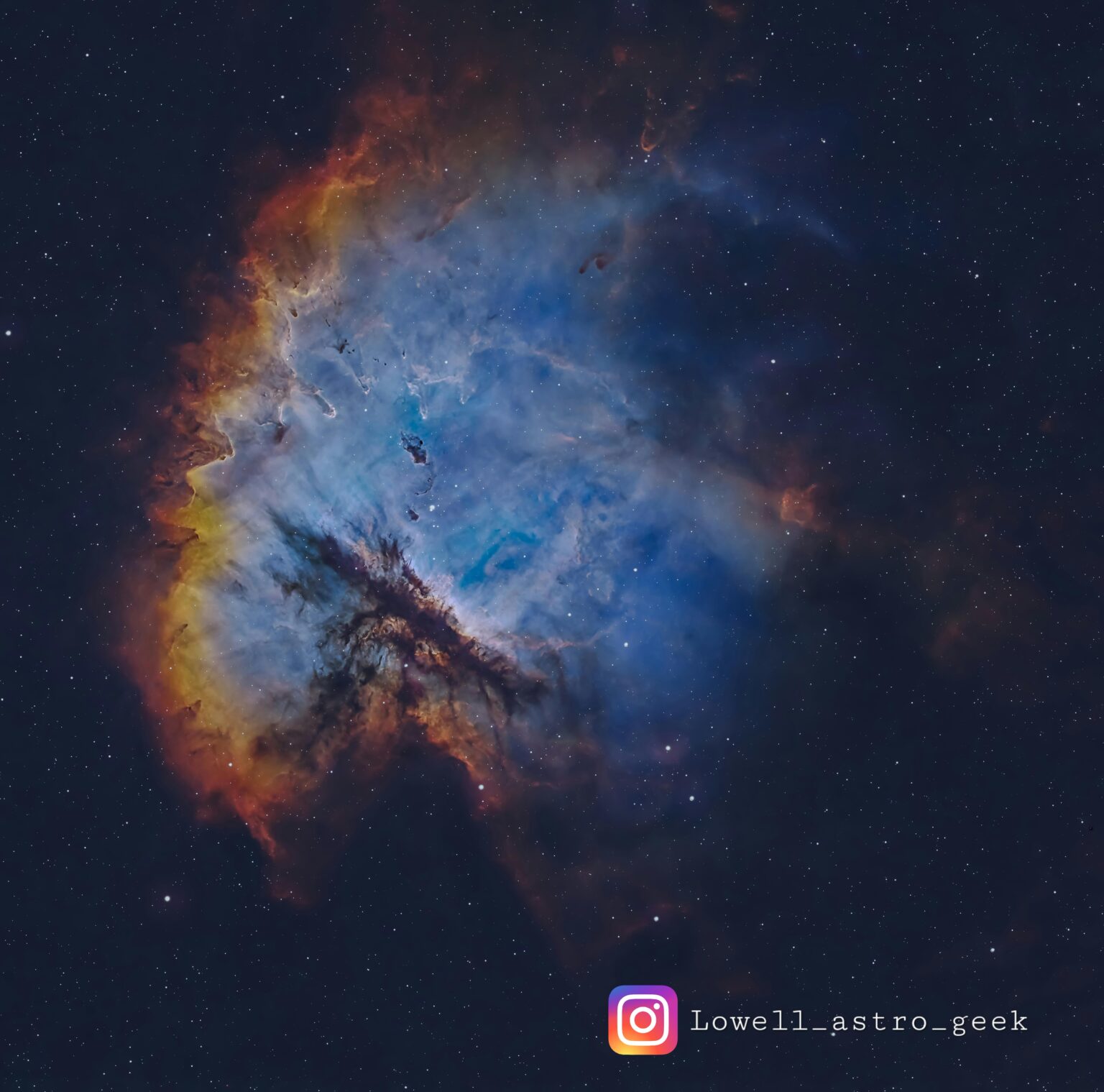 17 hrs of data on the Pacman Nebula