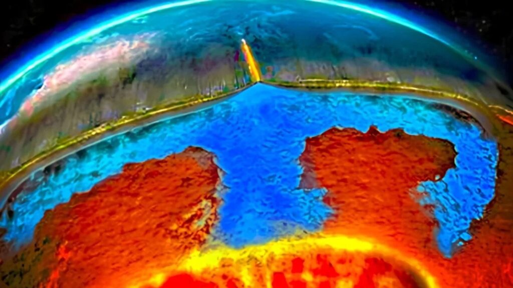 Hidden layers of earth. Massive underground ocean discovered.
