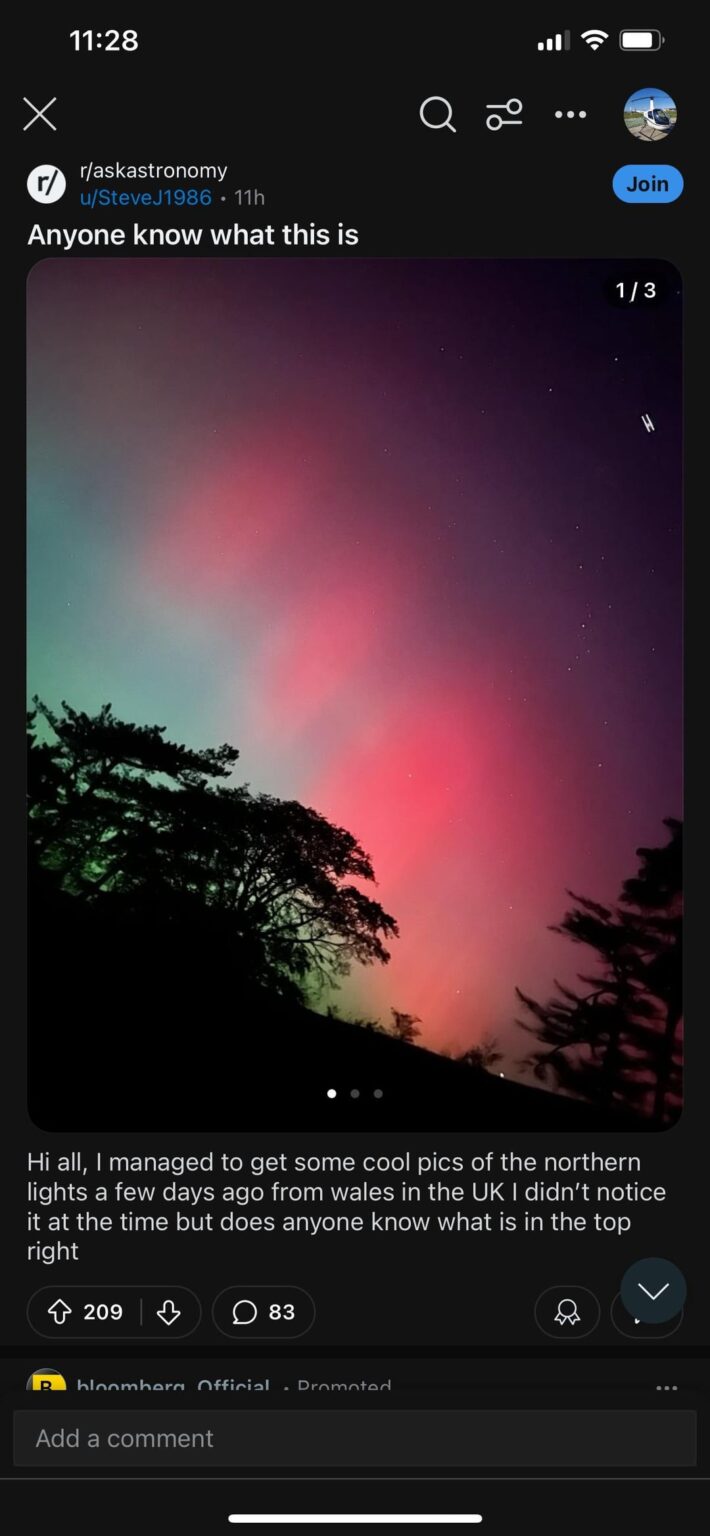 UAP photographed accidentally an ocean apart from each other