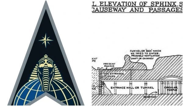 Why is the Sphinx Looking at Regulus One of the Official Logos of the U.S. Space Force?