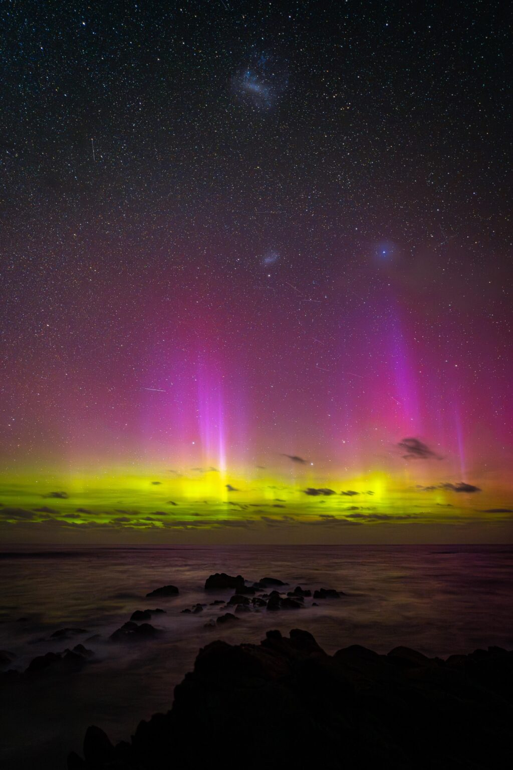 Galaxies at the edge of the earth