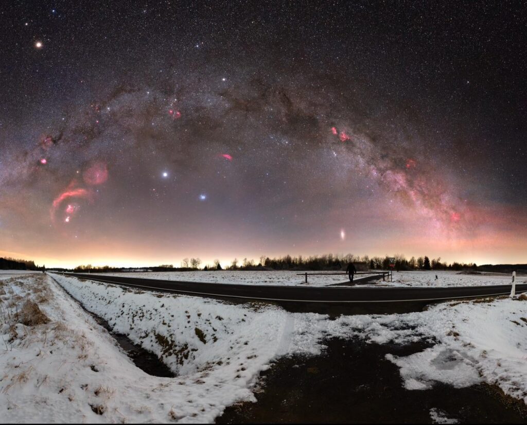 The Winter Milky Way & Planetary Alignment 🪐