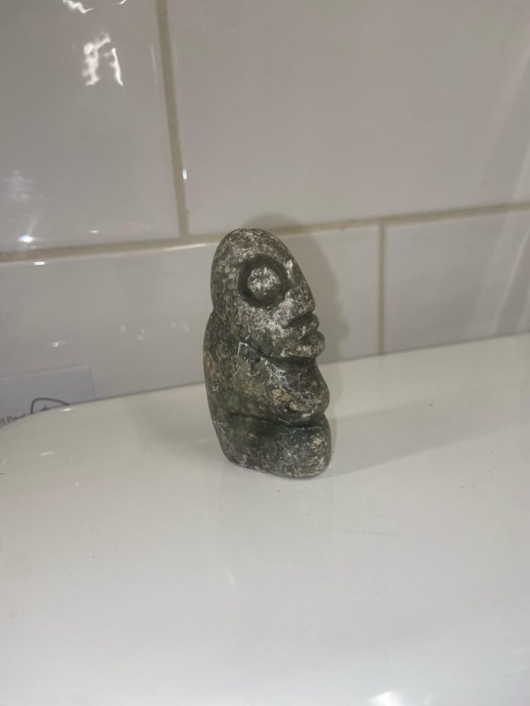 What is this little scupture and where is of from? Found in thrift shop in Holland. Curious about it’s history.