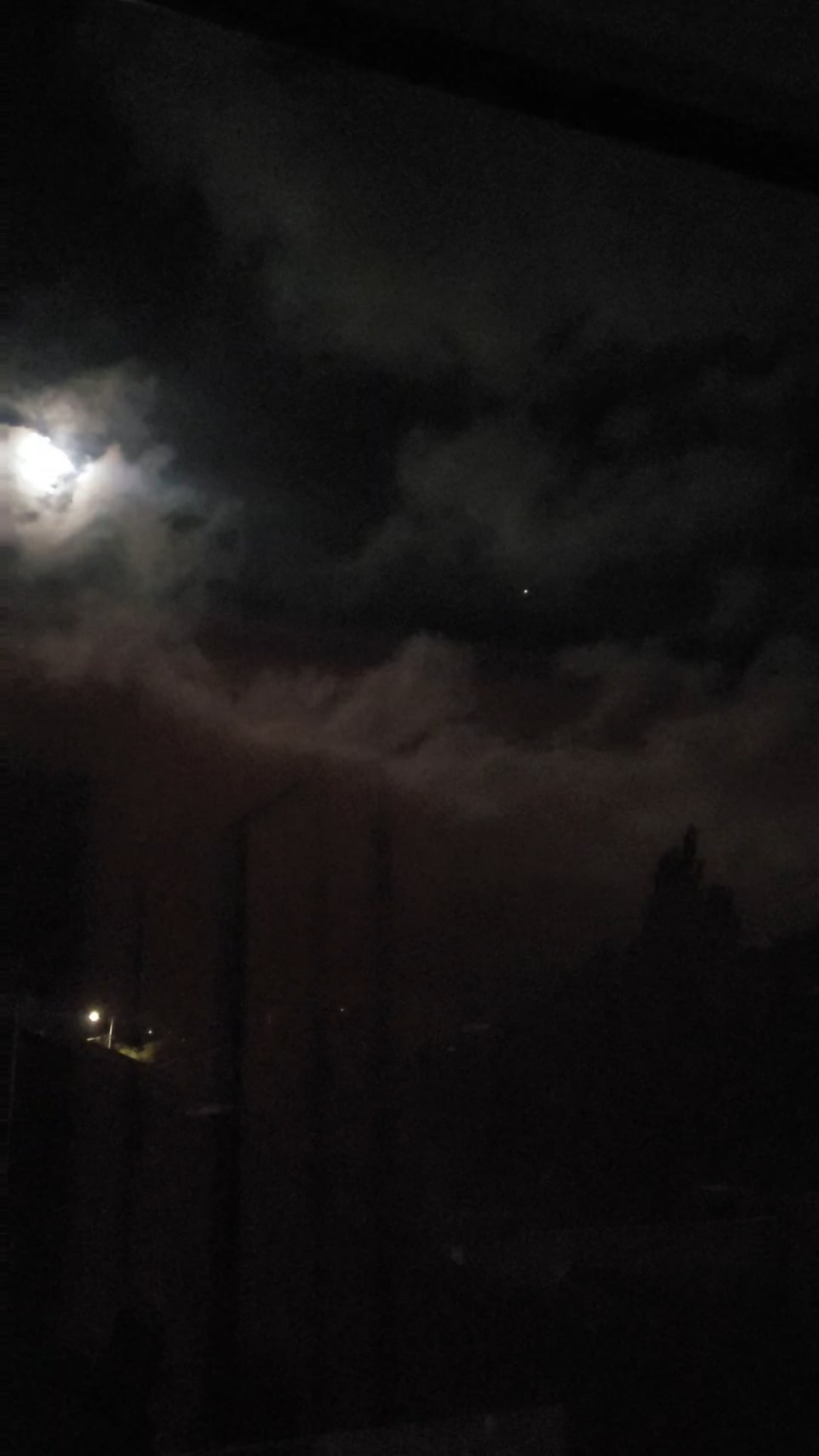 Flashing orb in the night sky