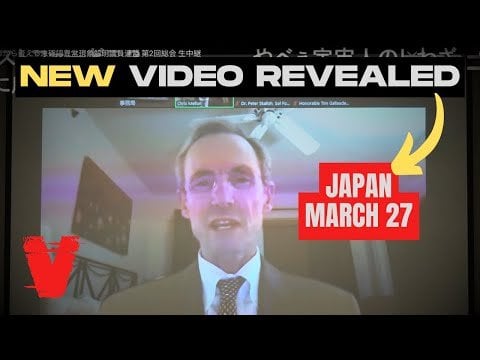Chris Mellon Drops Bombshells in NEW Video From Japanese Government