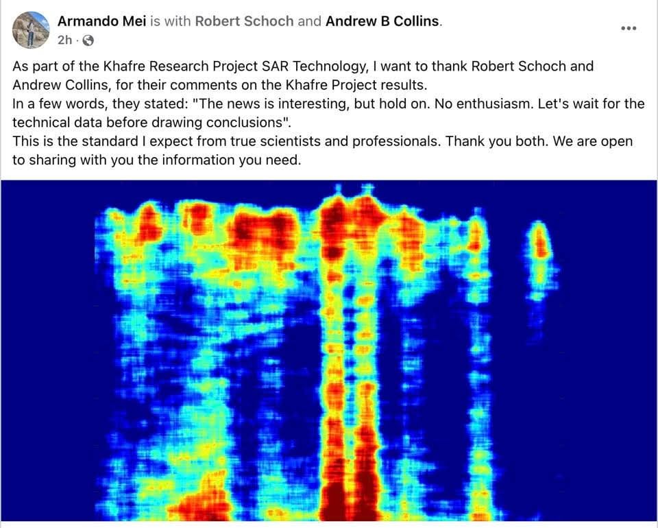 Something is under the Pyramids