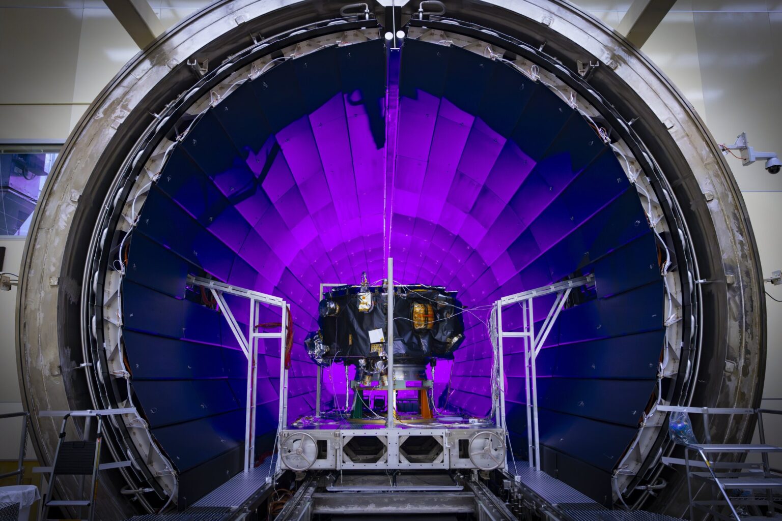 NASA's IMAP arrives at NASA Marshall for testing in XRCF