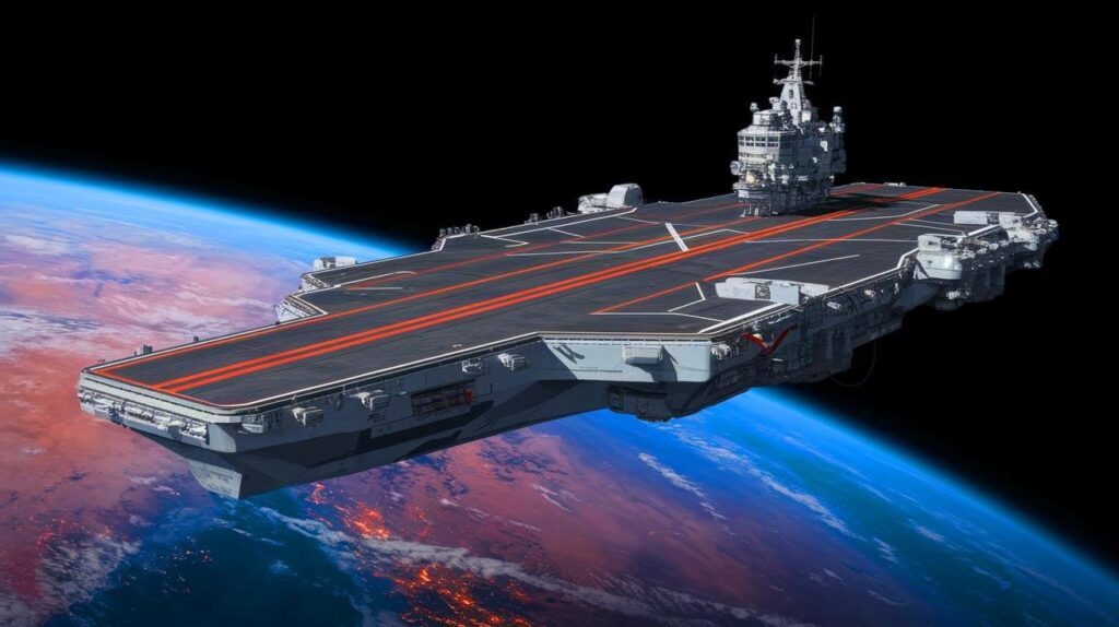 U.S. Space Force Races to Finish First-Ever Space Aircraft Carrier Set to Dominate Earth’s Orbit U.S. Space Force Races to Finish First-Ever Space Aircraft Carrier Set to Dominate Earth’s Orbit