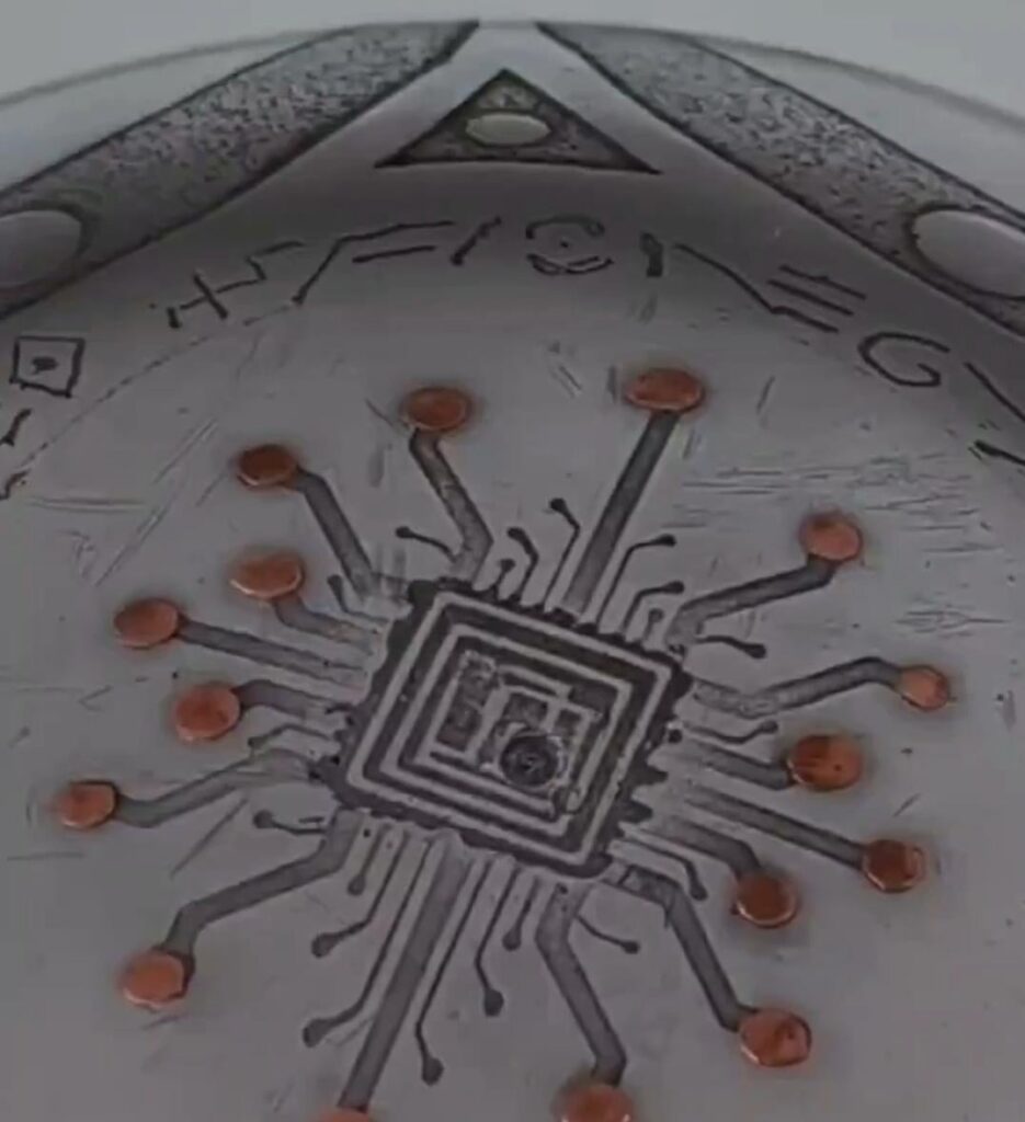 Possible sign of Buga sphere beeing man made