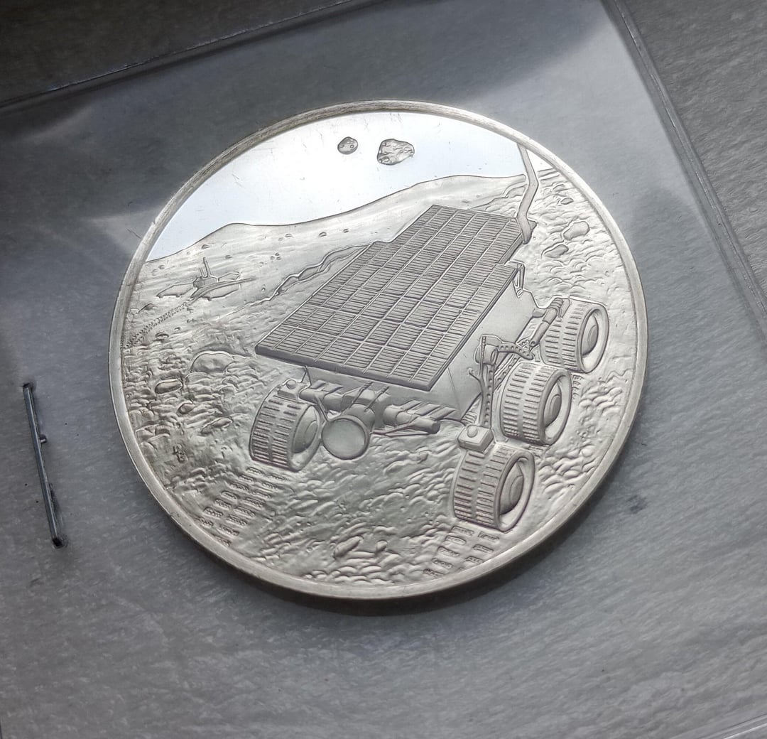 Week 2 of sharing a space themed coin. This one is commemorating the ...